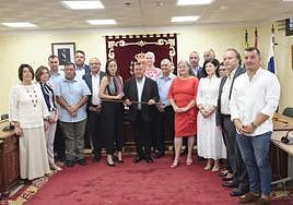 Matías Peña repite como alcalde con los votos de todas las fuerzas políticas y en pacto con AMF y PSOE.