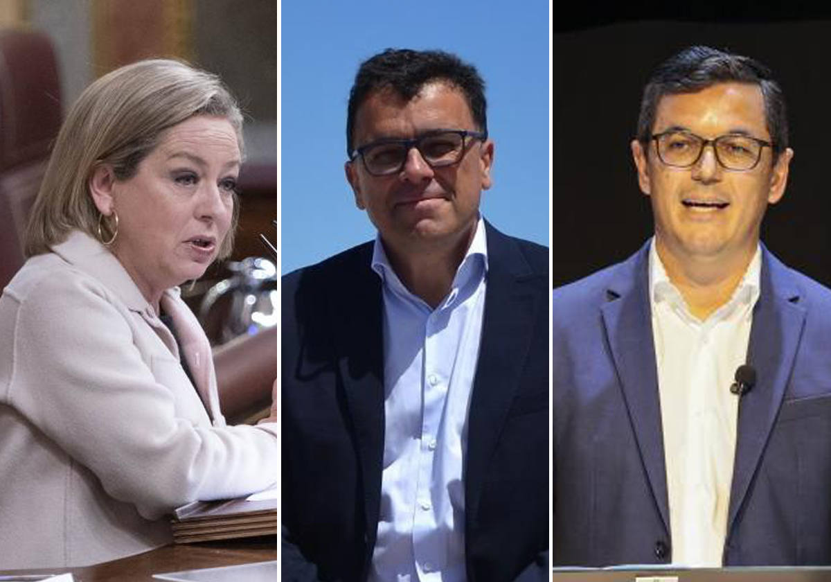 De izquierda a derecha: Ana Oramas, Manuel Miranda y Pablo Rodríguez.