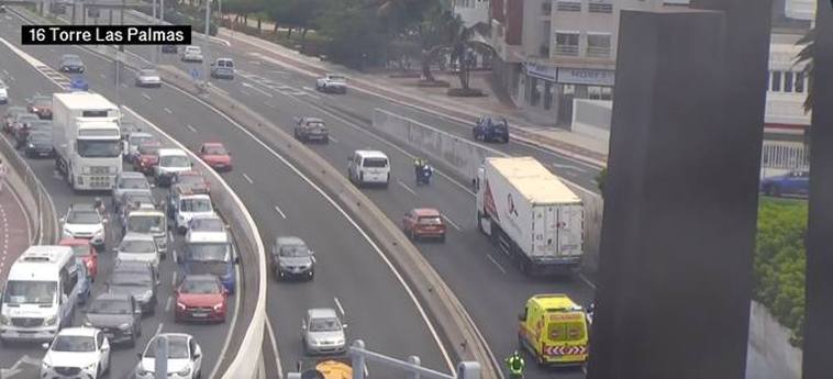 Caos en la Avenida Marítima en sentido norte y sur