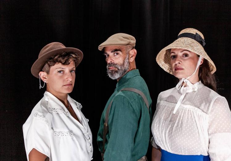 Lajalada, Mingo Ruano y Marta Viera, en 'María la de Femés'.
