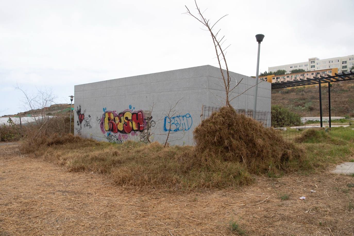 El parque Hoya de Aríñez, en estado ruinoso