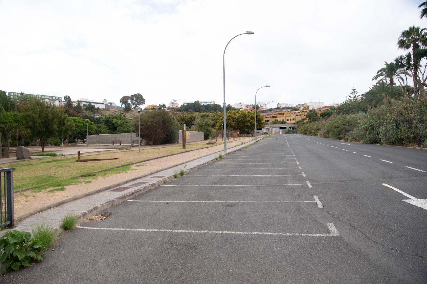 El parque Hoya de Aríñez, en estado ruinoso