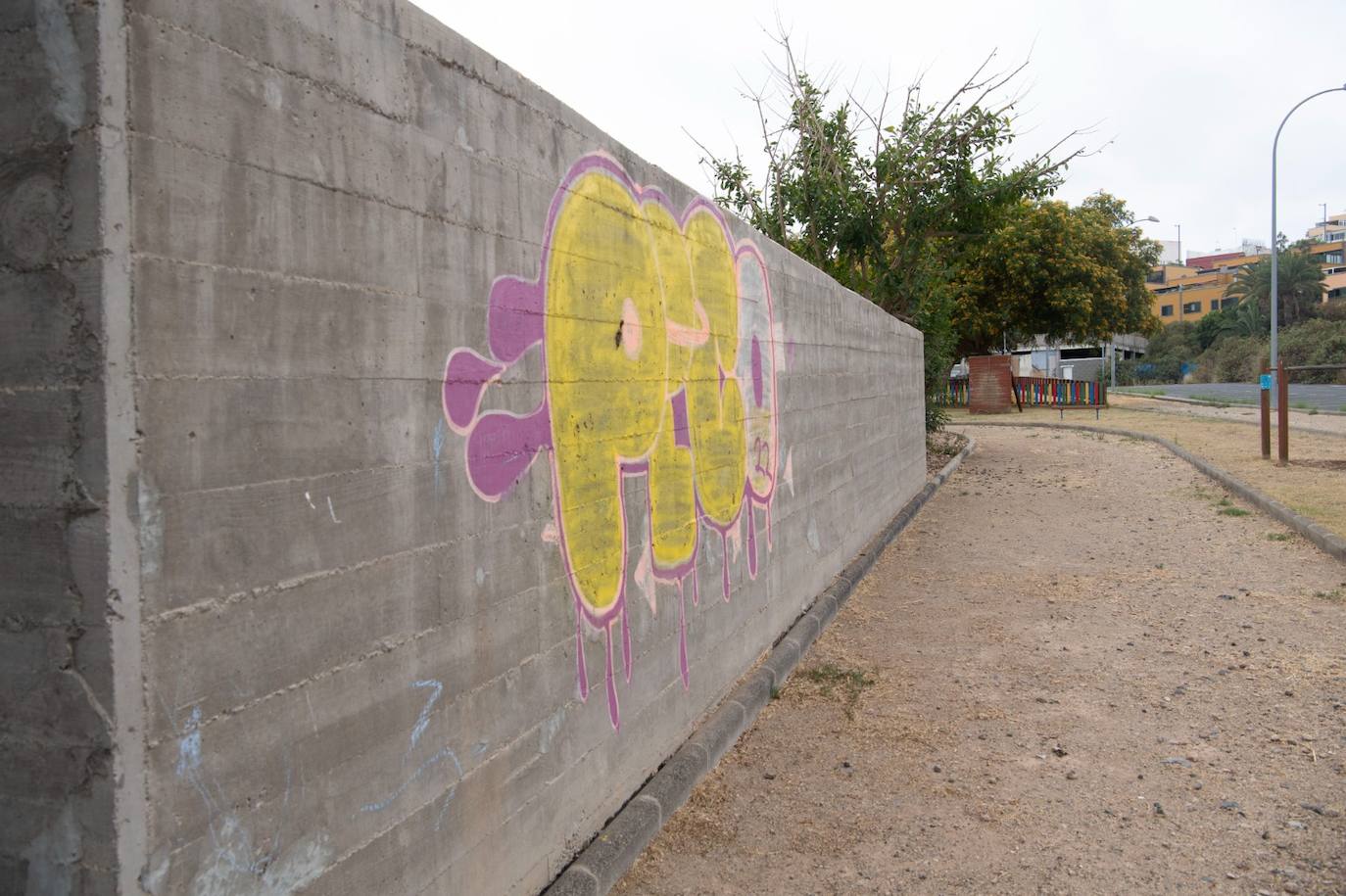 El parque Hoya de Aríñez, en estado ruinoso