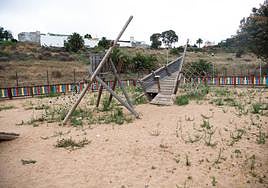 El parque Hoya de Aríñez, en estado ruinoso