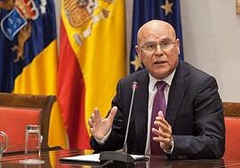 Rafael Yanes, en una comparecencia en comisión parlamentaria.