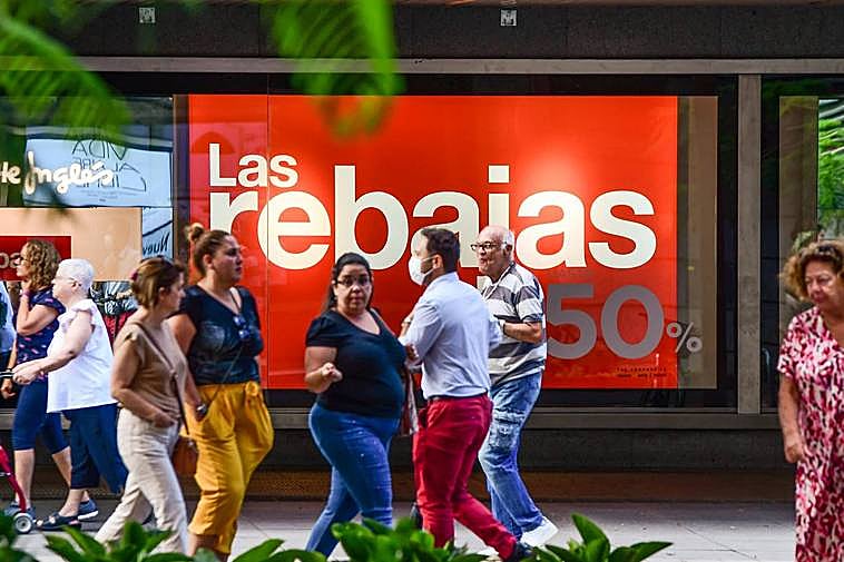 Imagen del inicio de las rebajas.
