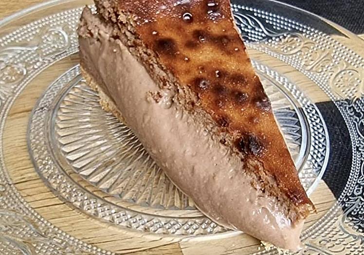 Tarta de queso con chocolate de La Patineta