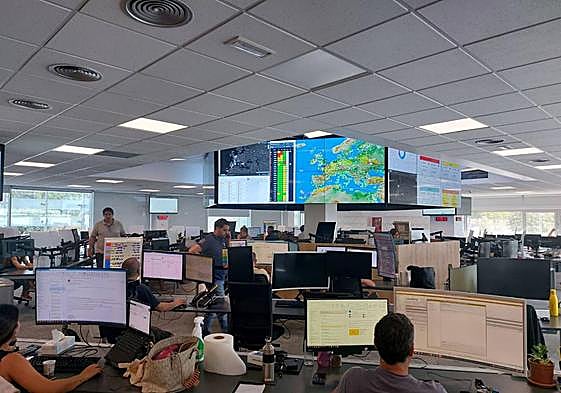 El corazón de la operativa de Vueling, su Centro de Control de Operaciones (OCC) en su sede de Viladecans, Barcelona.