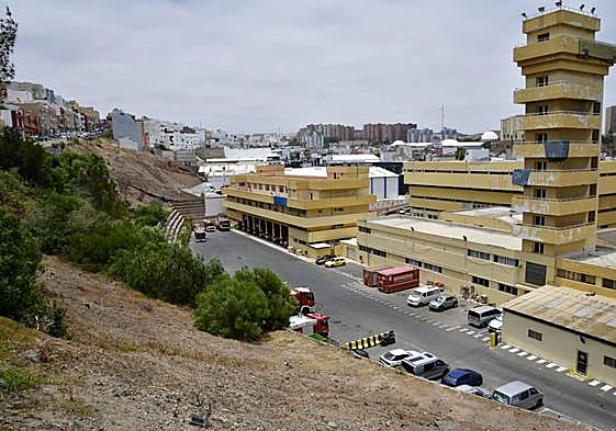 Imagen de este lunes de las instalaciones del parque de bomberos de Miller Bajo.