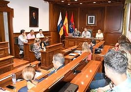 Foto de una sesión plenaria del nuevo Ayuntamiento.