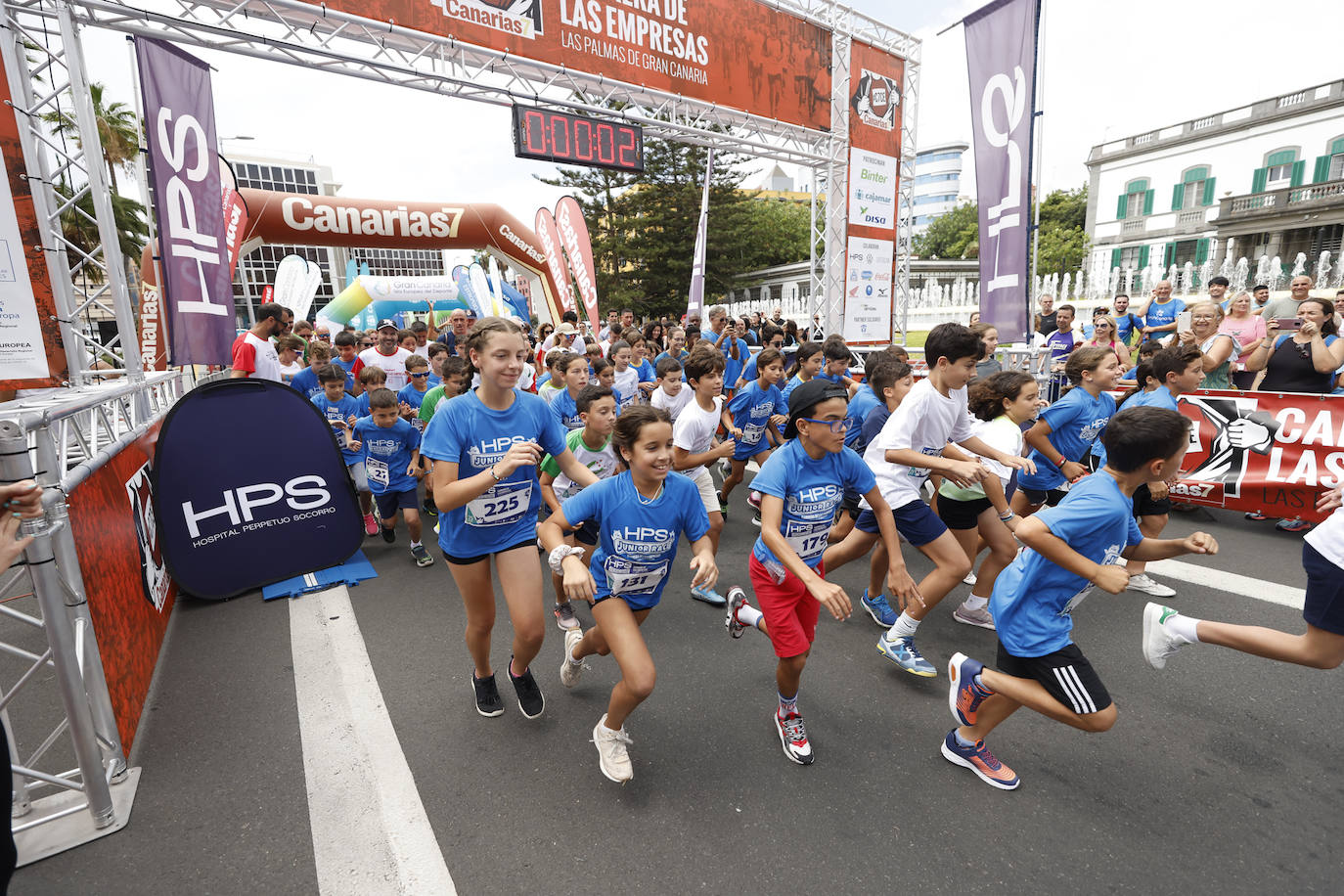 Imagen secundaria 1 - HPS se suma al espíritu de equipo de la exitosa CANARIAS7 Carrera de las Empresas