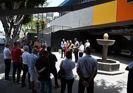 Visita al nuevo mercado de Telde.