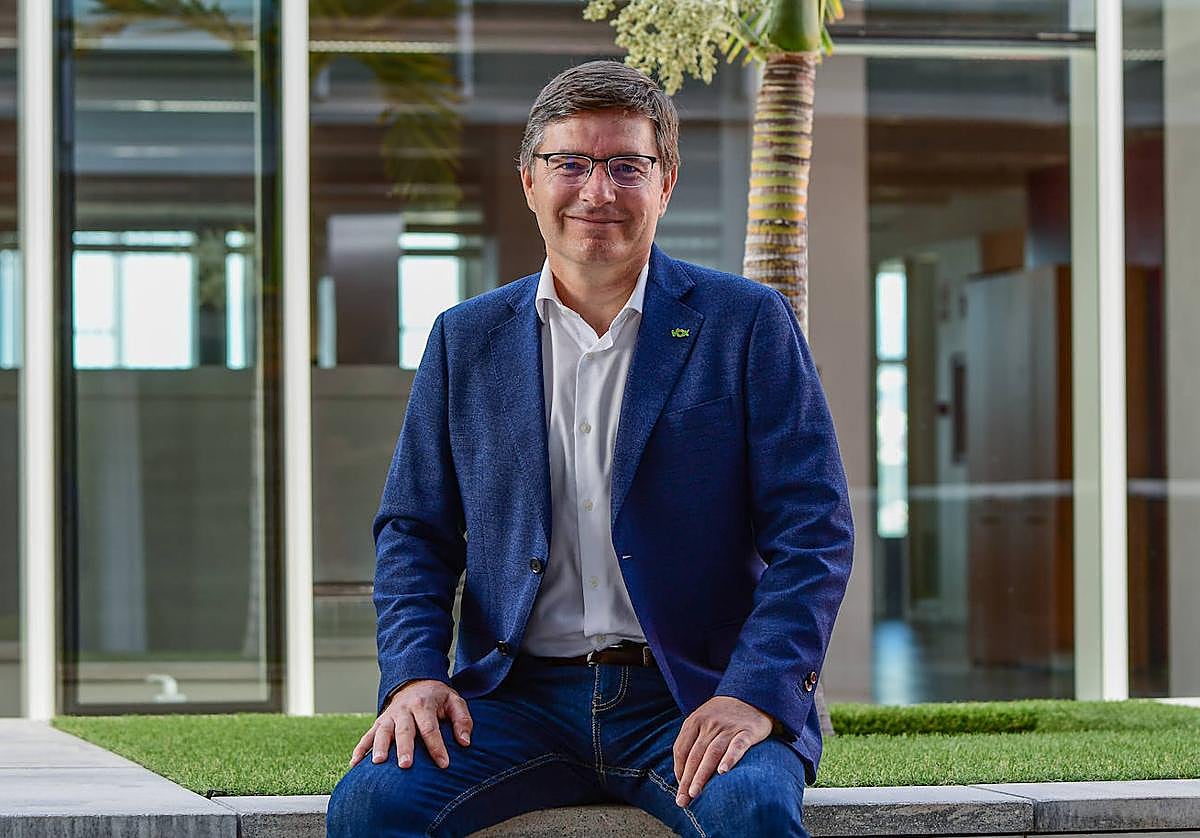 Nicasio Galván, líder de Vox en Canarias, en las instalaciones de CANARIAS7.