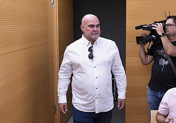 En la imagen, Marco Antonio Navarro Tacoronte.