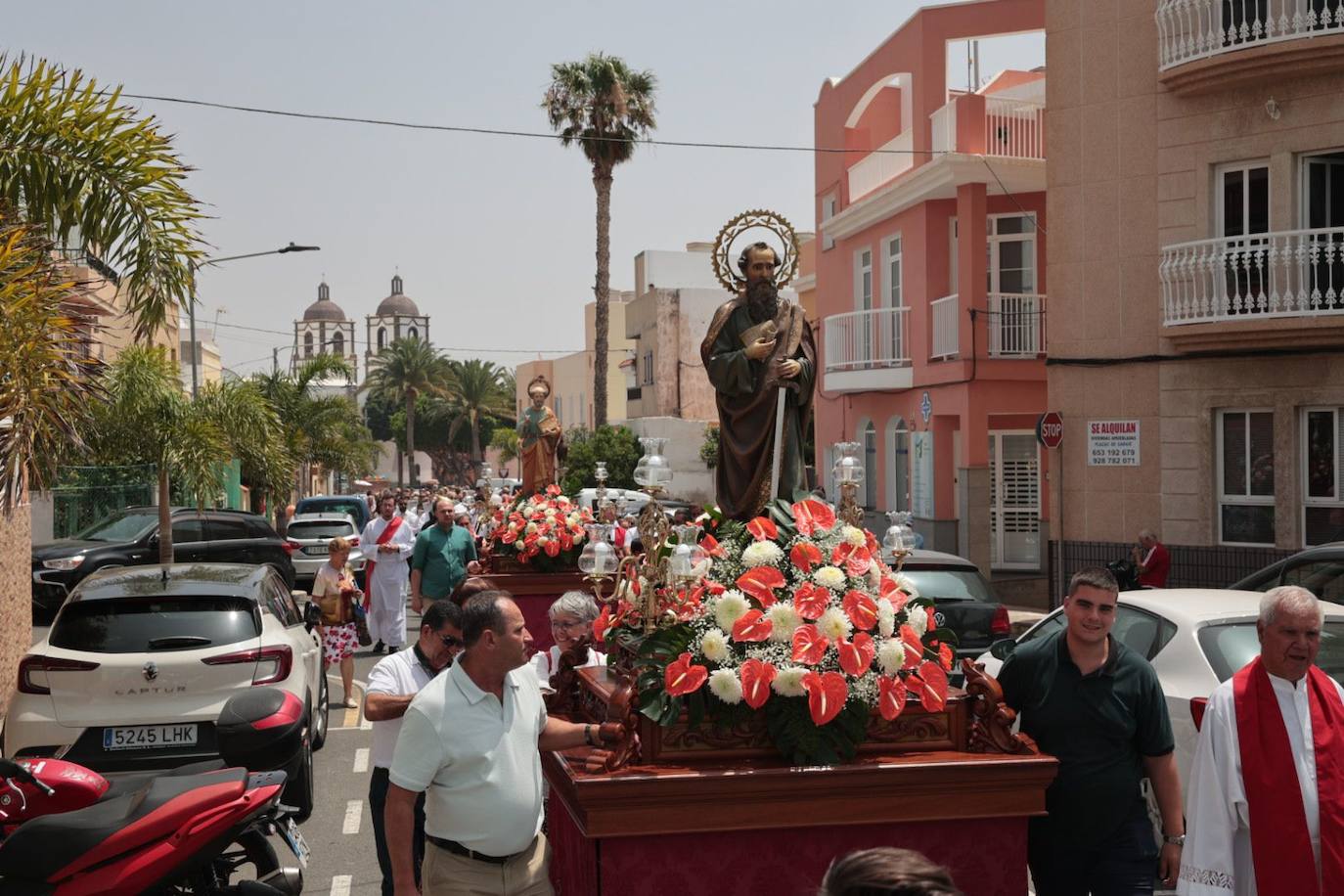 Dos santos y una misma fiesta en Ingenio