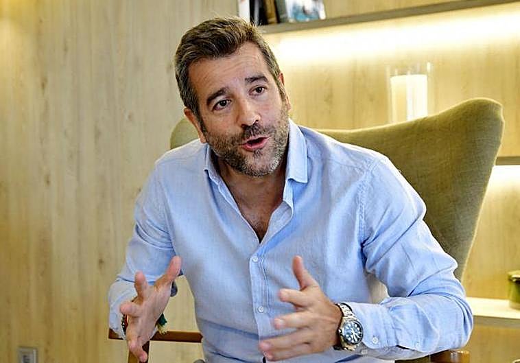 El director general deSaerco, ayer en la capital grancanaria.