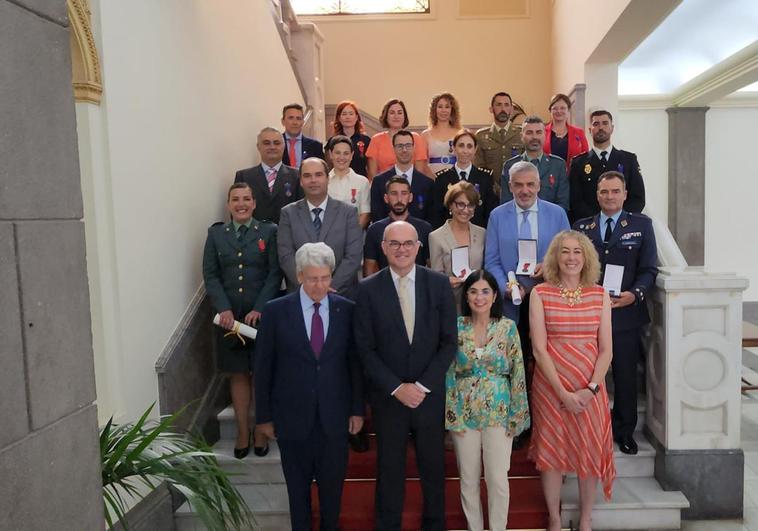 13 personas y cinco instituciones, Medallas al Mérito de la Protección Civil en Canarias