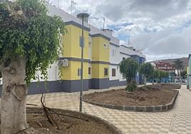 Parterre de las casas de San Fernando de donde quitaron los dragos.