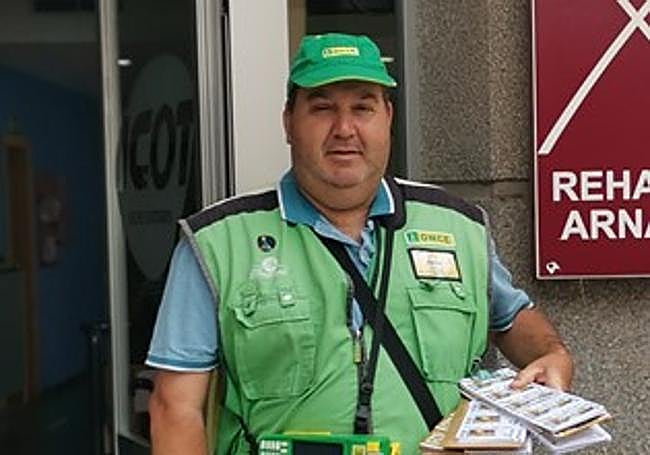 El vendedor Roberto Ramírez.