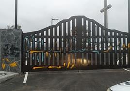 Imagen de la entrada al mirador de la Montaña de Arucas.