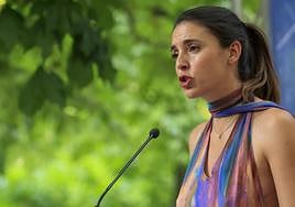 Imagen de archivo de Irene Montero, ministra de Igualdad.