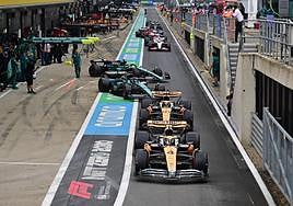 Imagen de la jornada de clasificación de este sábado.