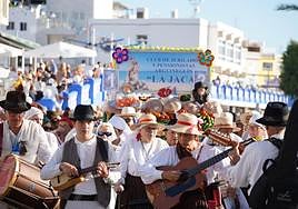 Imagen de la romería de este sábado en Arguineguín.