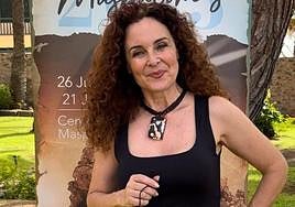 Silvia Marsó, en un momento del encuentro que mantuvo este martes con los medios de comunicación.