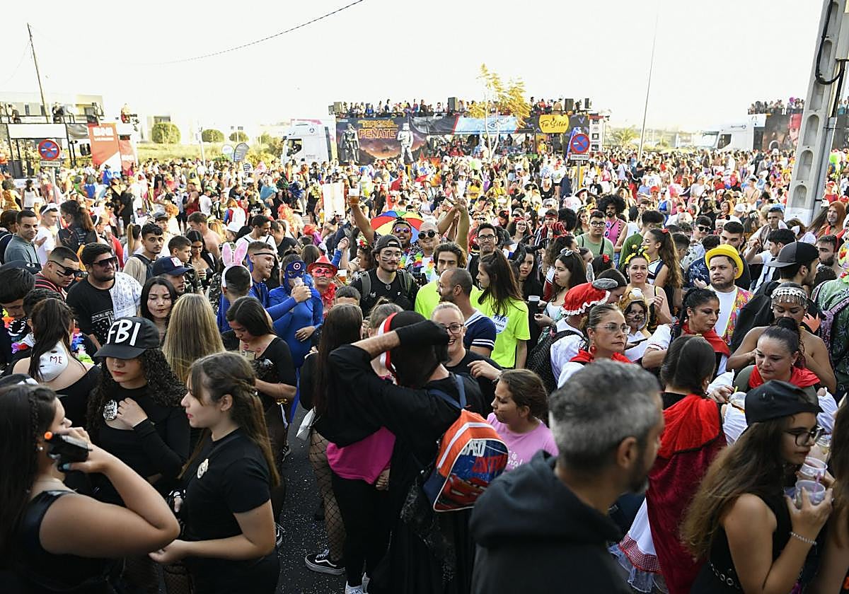 Cabalgata de esta última edición del carnaval de Telde.