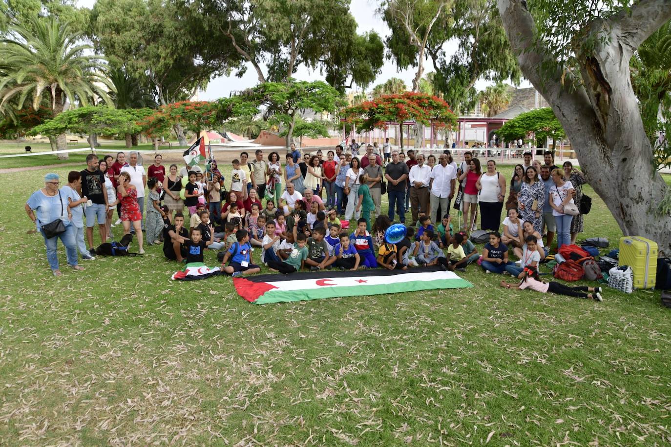 Llegada de los niños saharauis de &#039;Vacaciones en paz&#039; en Canarias