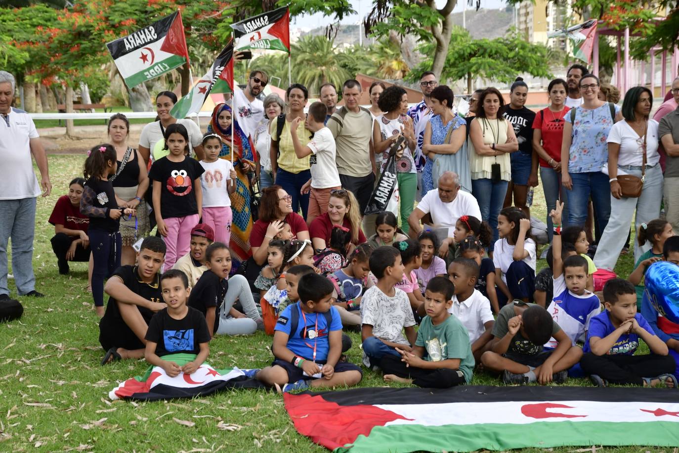 Llegada de los niños saharauis de &#039;Vacaciones en paz&#039; en Canarias