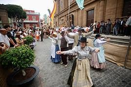 Gáldar se llena de romeros