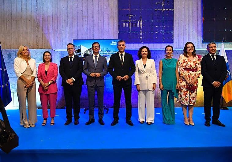 Imagen de archivo de la toma de posesión de Clavijo.