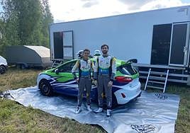 Peñate y Domínguez ya están preparados para el reto en tierras bálticas.