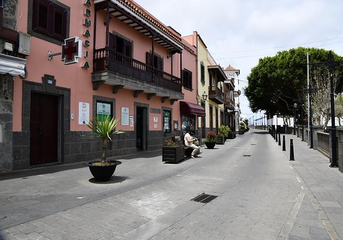Imagen de archivo de la Avenida de la Constitución, en el casco.
