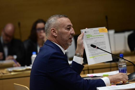 Miguel Ángel Ramírez, durante su declaración.