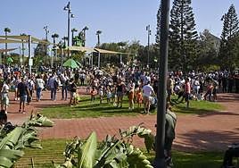 Un momento de la celebración organizada para la apertura del parque.