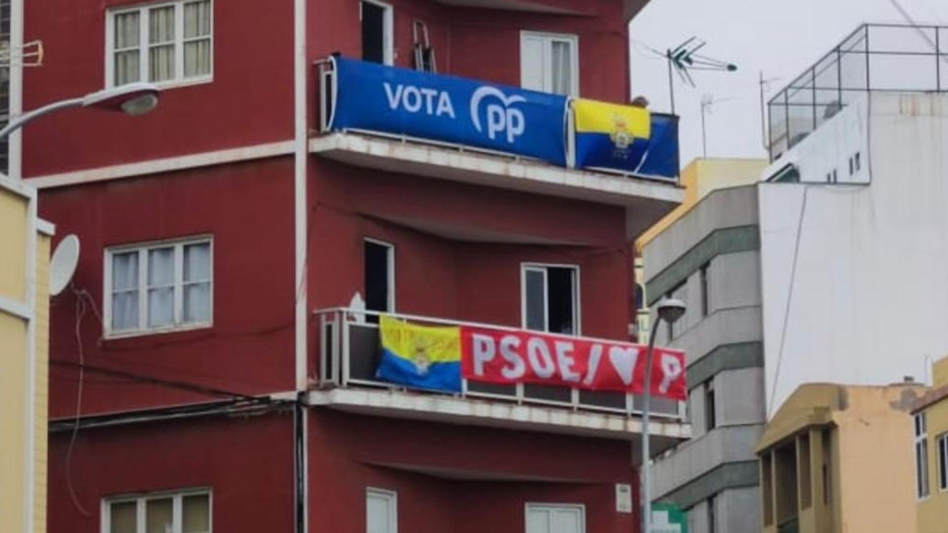 The war of flags continues: the neighbors of the PP also wave to the UD