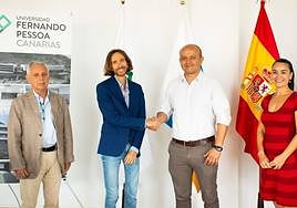 La Universidad Fernando Pessoa Canarias firma un acuerdo de colaboración con el centro Queen Victoria
