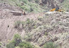 Obras en marcha para la construcción de la central hidroeléctrica Salto de Chira.
