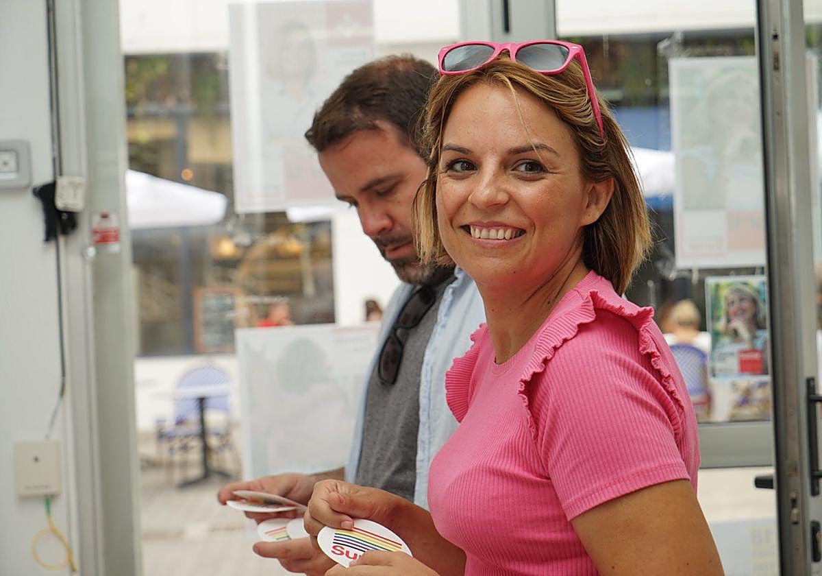 La candidata de Sumar al Congreso por Las Palmas, Noemí Santana.