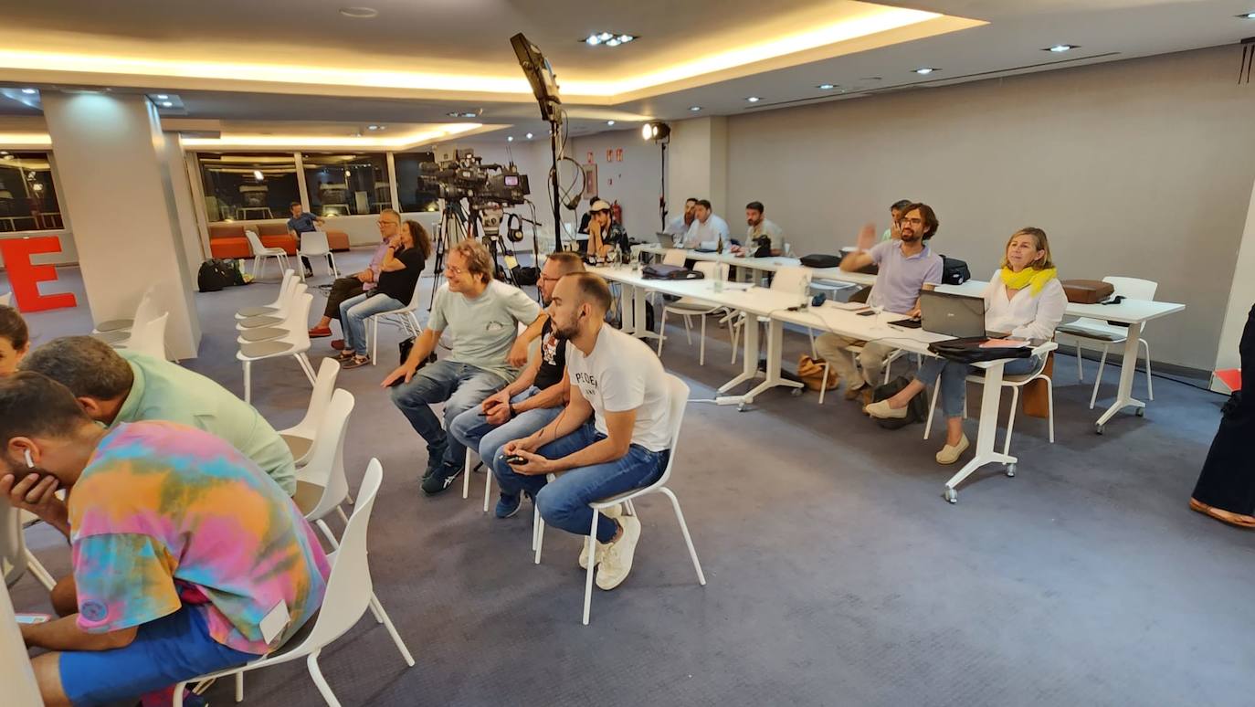 La noche electoral en la sede de los partidos