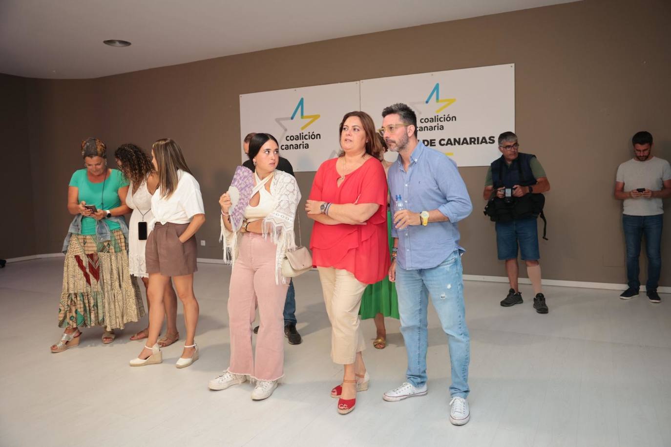 La noche electoral en la sede de los partidos