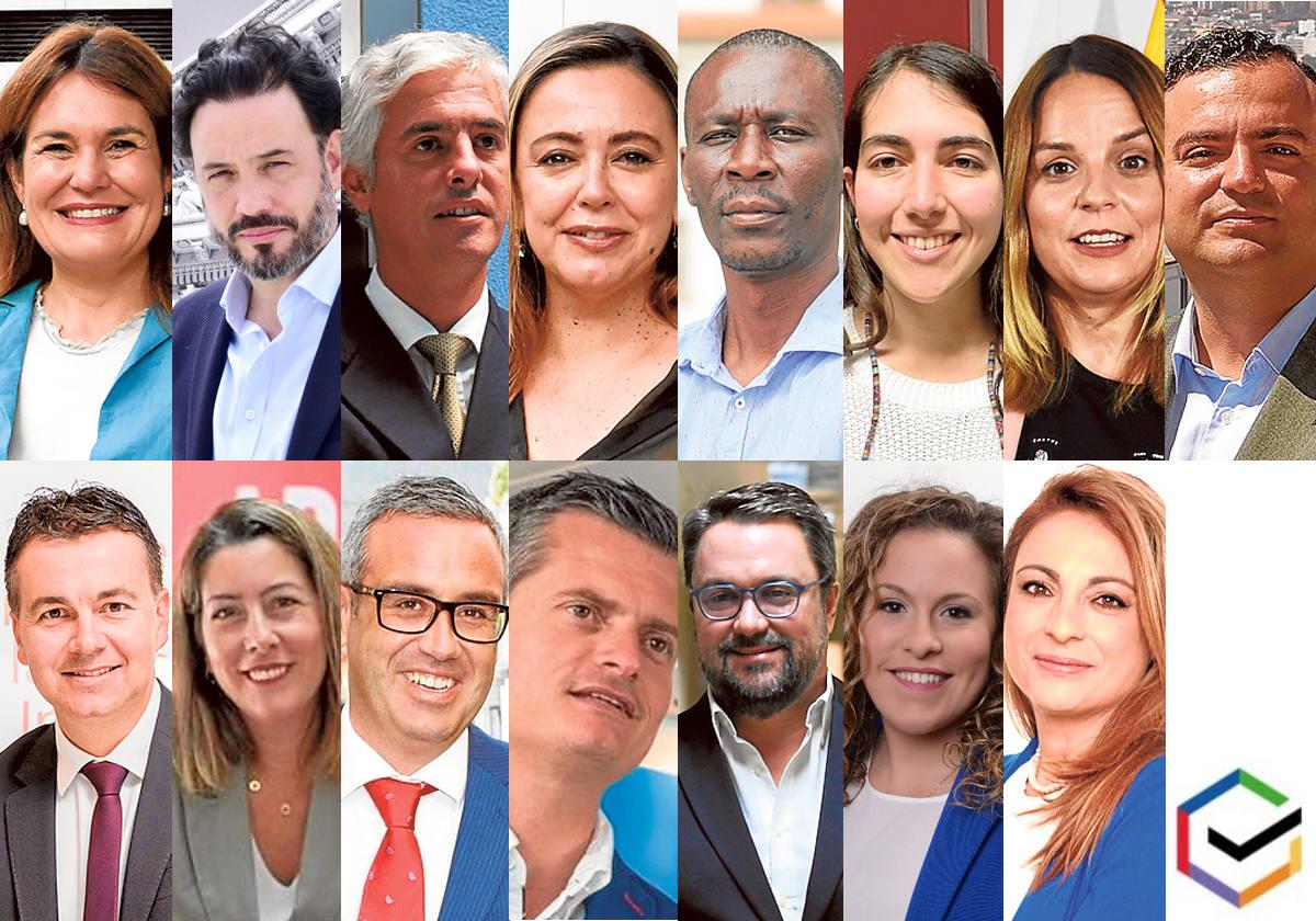 Siete mujeres, ocho hombres y 45 años de media: los 15 diputados que representarán a Canarias