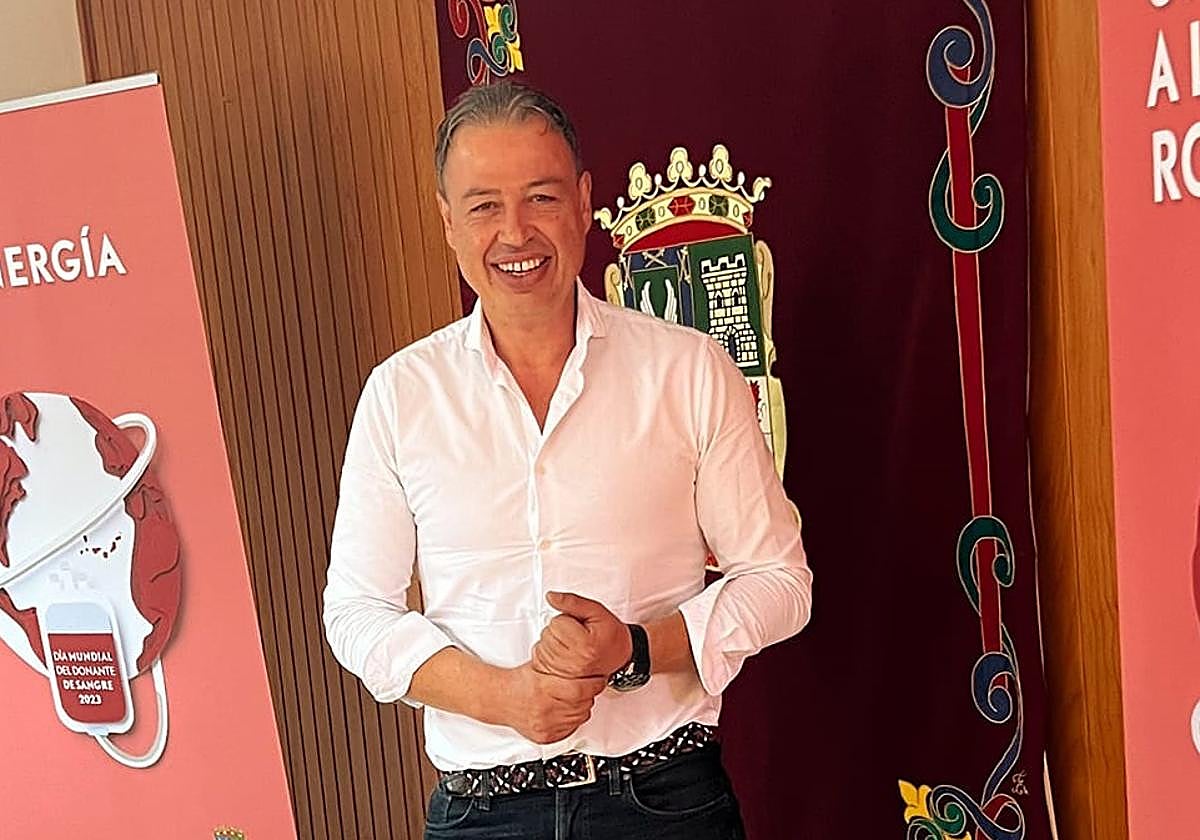 Imagen de archivo de Antonio Ortega en el Ayuntamiento de San Mateo.