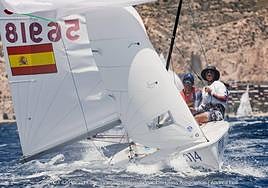 Miguel Ángel Morales y Alejandro Martín, en acción.