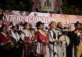 Una de las imágenes de la noche.