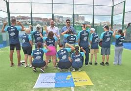 El grupo de alumnos, poco antes de la clásica práctica.
