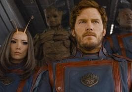 Chris Pratt vuelve a ponerse al frente de unos peculiares seres en 'Guardianes de la Galaxia'.