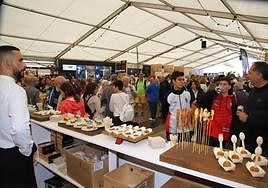 El festival Saborea, en una edición anterior en Teguise.